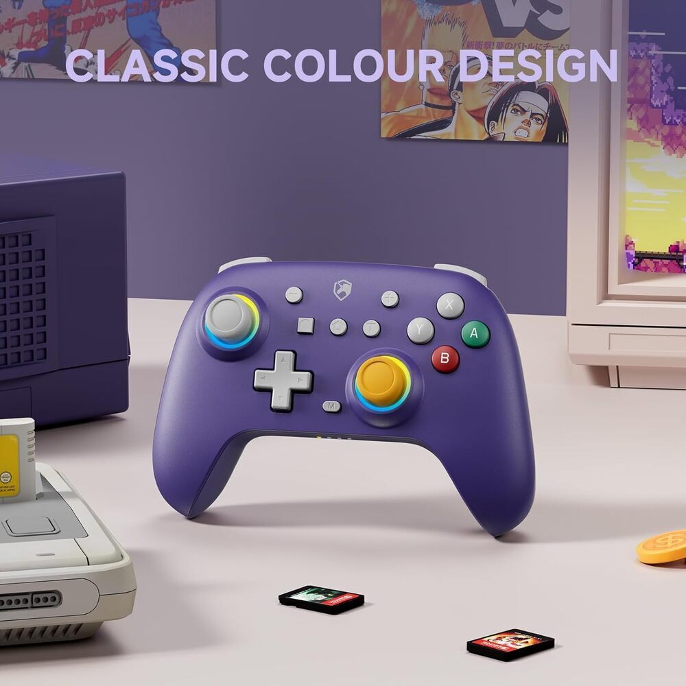 ECHTPower Switch Controller Wireless Pro RGB Turbo Retro Gamepad for Switch 2 - Picture 3 of 8